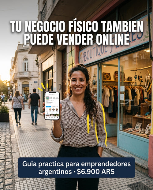 Dueña de local con presencia online creciendo