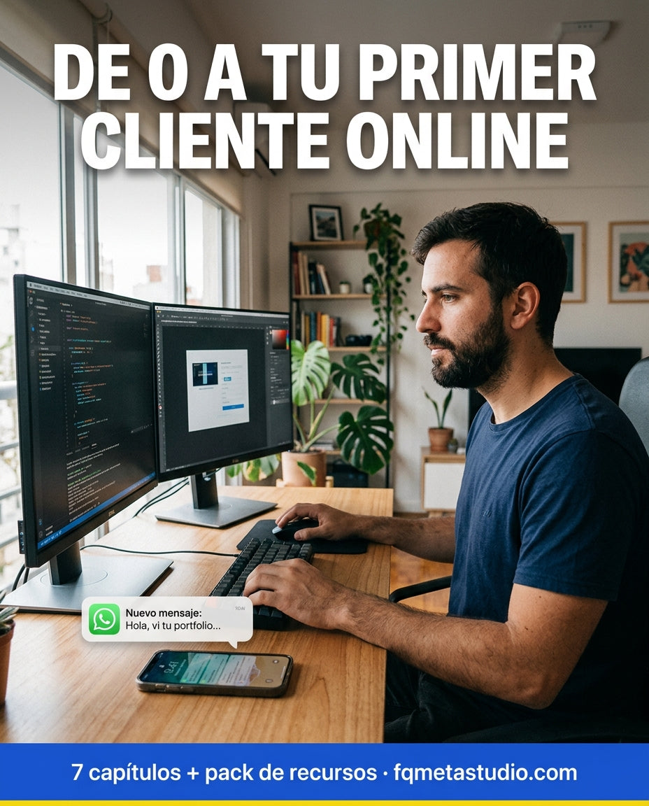 Freelancer consiguiendo clientes por WhatsApp